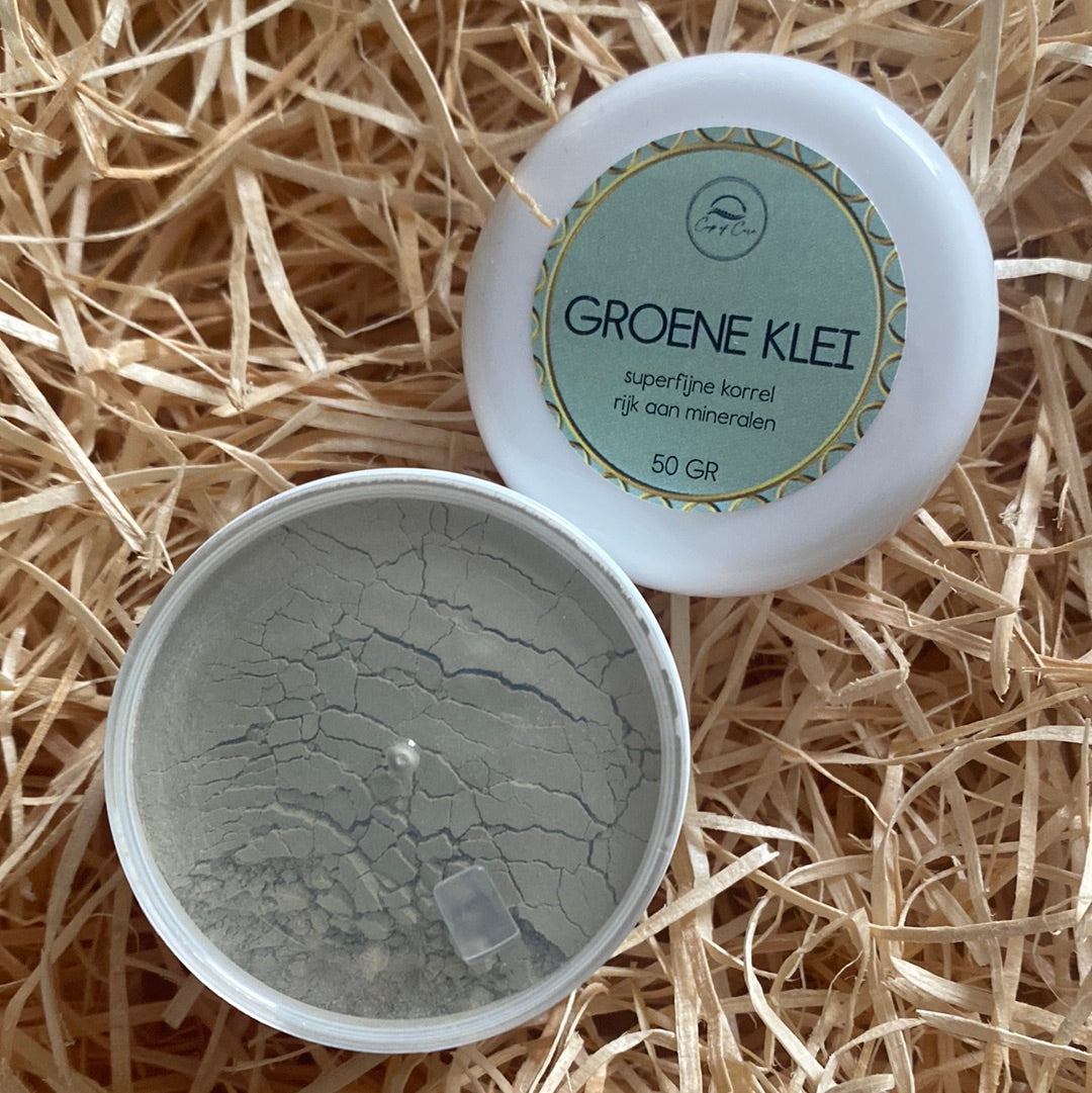 Groene klei - extra fijn poeder - 50gr